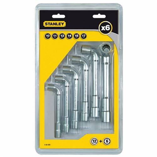 Stanley Clé A Pipe Débouchée 6X12Pans - Jeu De 6Pieces - 0-86-699