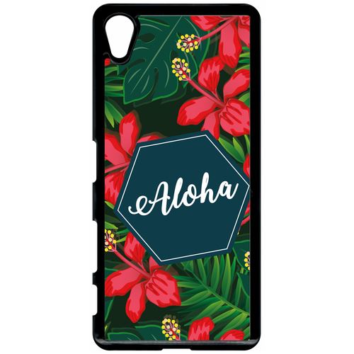 Coque Sony Xperia X Aloha Tropical Fond Vert 2