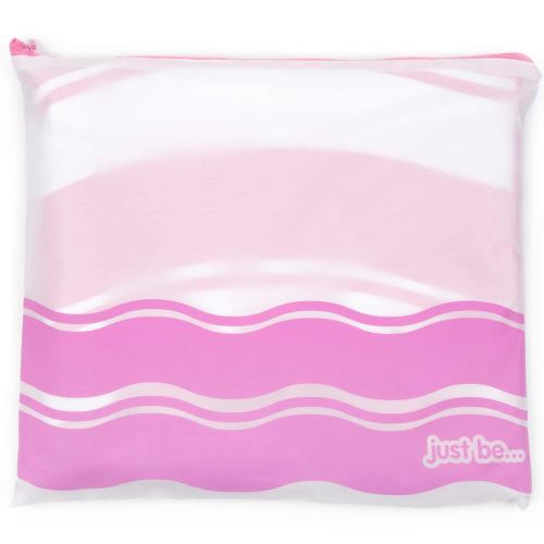 just be... Serviette de Plage en Microfibre - Motif Vague Rose - Grande 160 x 80 cm …