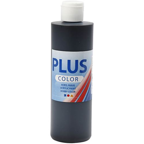 Creotime peinture acrylique Plus Color noire 250ml