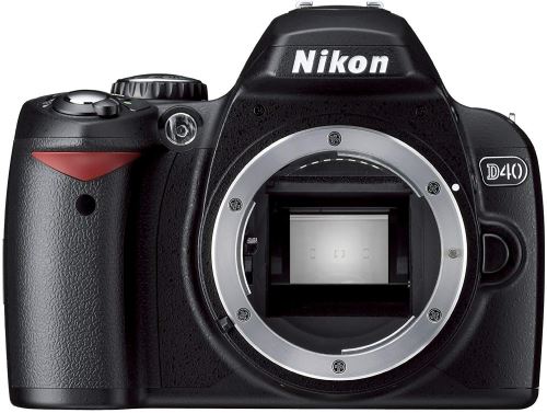 Nikon D40X Appareil Photo Numérique Reflex 6.1 Boîtier Nu Noir