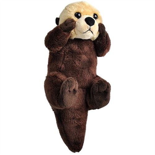Wild Republic peluche loutre de mer 20 cm en peluche marron