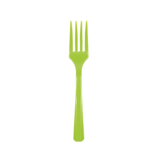 Amscan fourchettes lime 16 cm 20 pièces