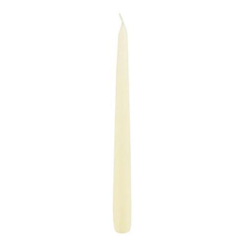 6 bougies flambeaux - crème