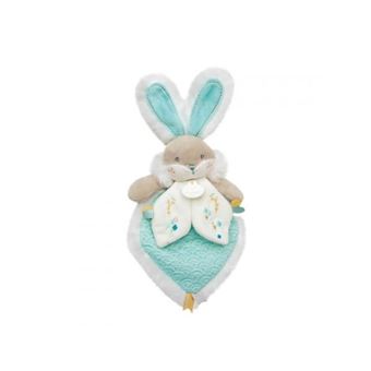 Peluche Doudou et Compagnie Lapin de Sucre Vert amande