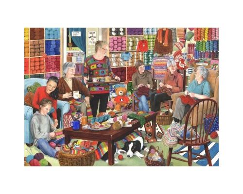 Puzzle 1000 Pièces : Knit & Natter, The House of Puzzles