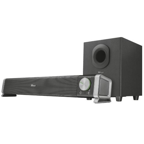 Trust Asto Enceinte Pc 2.1 Barre De Son Avec Caisson De Basses Pour Ordinateur, 40 Watt
