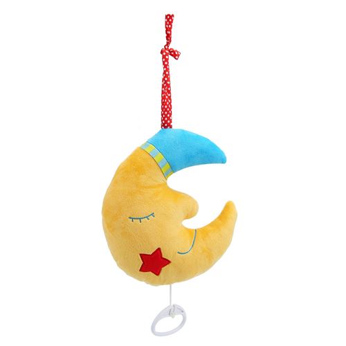 5 Sur Peluche Lune Suspendue Au Lit Pour Bebe Jaune Animal En Peluche Achat Prix Fnac