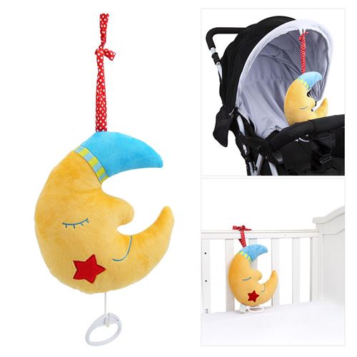 Peluche Lune Suspendue Au Lit Pour Bebe Jaune Animal En Peluche Achat Prix Fnac