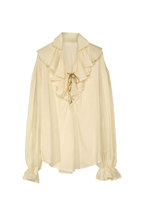 Chemise epoque homme beige m/l