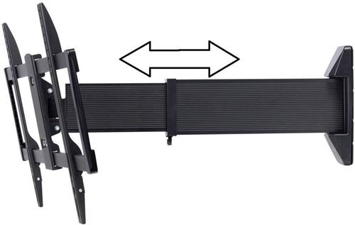 Support mural TV SpeaKa Professional SP-4930872 94,0 cm (37) - 177,8 cm (70) inclinable + pivotant, rotatif noir