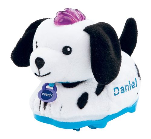 VTech Baby 80–188904 – Tip Tap Animaux – en Peluche Dalmatien, Blanc/Noir