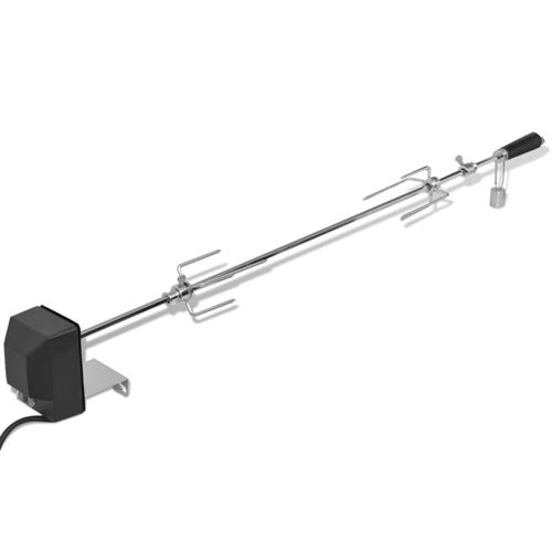 Vidaxl Broche À Rôtir Avec Moteur 1000 Mm Acier
