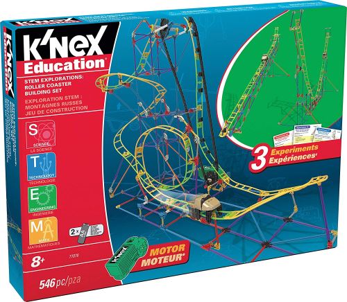 K'nex- K NEX Education Stem Explorations Roller Coaster Ensemble l'âge 8 + Construction Jouet éducatif, 546 pièces, 77078
