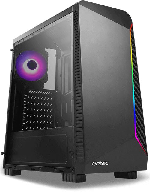 Boitier+Moyen+Tour+ATX+Antec+NX220+RGB+avec+panneaux+vitr%C3%A9s+%28Noir%29
