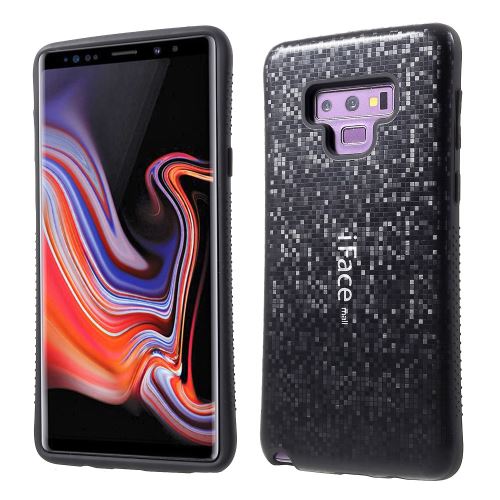 Coque en TPU motif mosaïque hybride noir pour votre Samsung Galaxy Note9 N960
