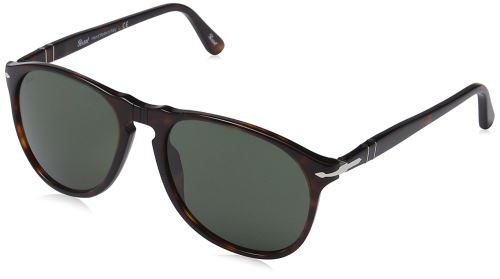 Persol - Lunette de soleil PO 9649S 9649 Aviator - Homme, Havana, 55 mm