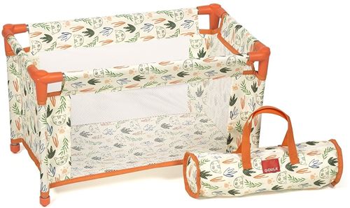 Goula lit de camp pop jungleprint 52 x 28 x 32 cm blanc