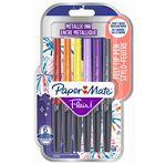 Blister 6 stylos feutres Papermate Flair Metallic