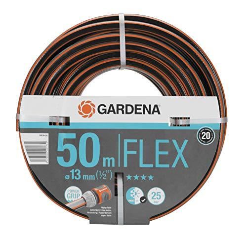Gardena Comfort FLEX - Tuyau (d'arrosage) - 50 m - noir, orange