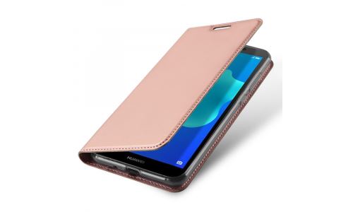 Etui folio pour Huawei Y5 2018 rose avec rabat latéral et fonction stand