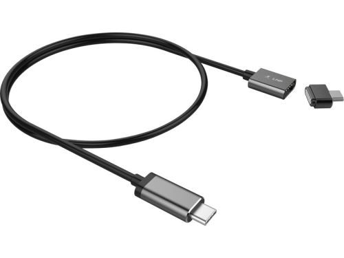 Connectique Câble & adaptateur USB / FireWire LMP Câble de charge magnétique USB-C vers USB-C 1,8 m gris sidéral