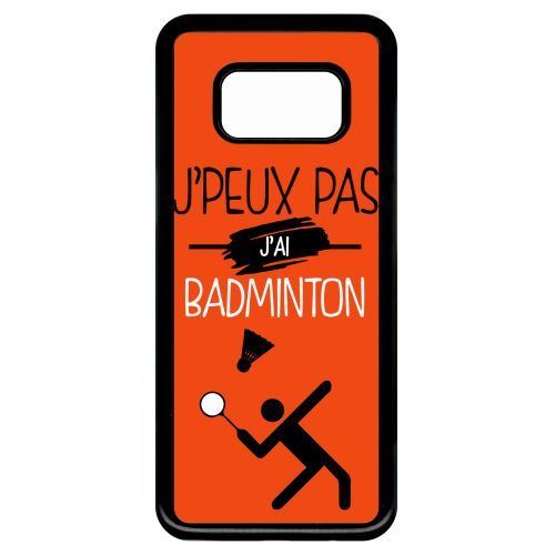 Coque samsung galaxy s8 j peux pas j ai badminton 10