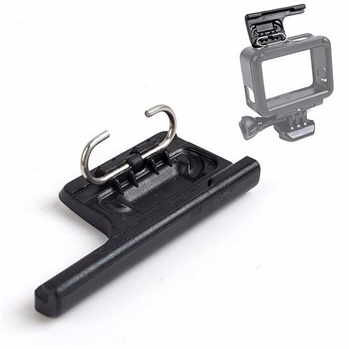 ABS Rechange Housse Cadre Boucle de Verrouillage Loquet à Gopro Hero 5 Noir