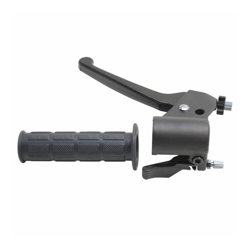 Poignee de frein cyclo adaptable mbk 88, 89 avec starter gauche -domino origine-