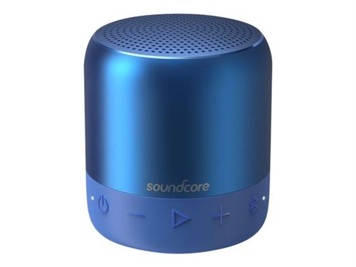 Soundcore Mini 2 - Haut-parleur - pour utilisation mobile - sans fil - Bluetooth - 5 Watt - bleu