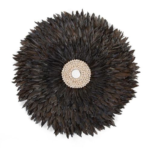 CHILDHOME Juju Feathers Decoration Murale 50cm Anthracite