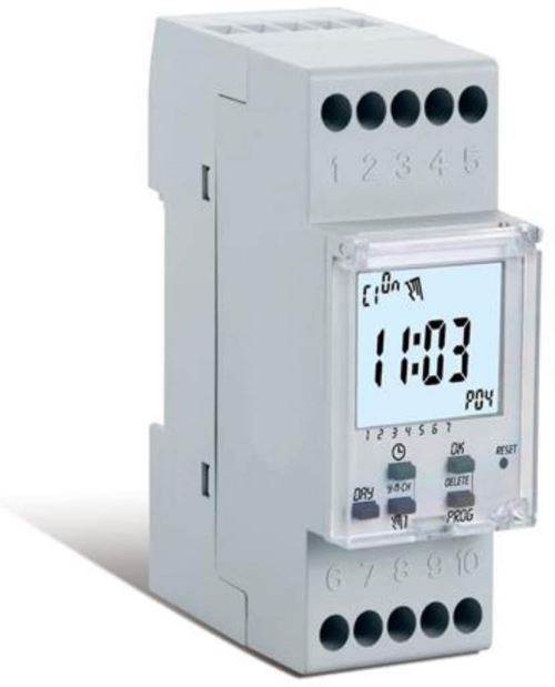 Perry - Wallair 1io7081 Temporizzatore Digitale Settimanale 3500 W Ip20 Riserva Di Carica