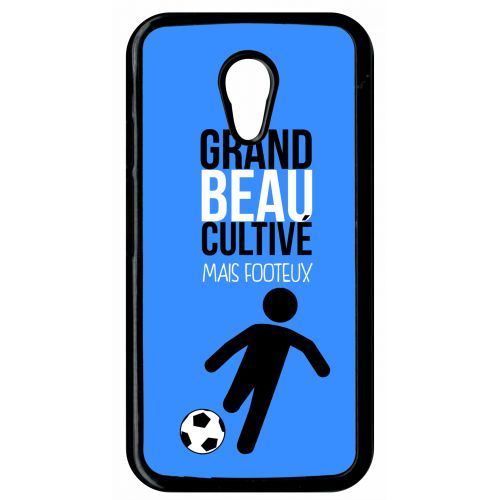 Coque grand beau cultiv mais footeux 12 compatible motorola moto g2 transparent