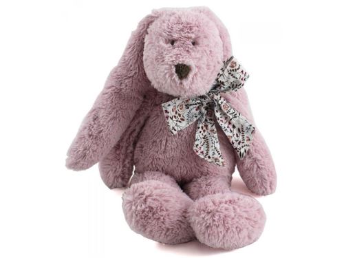 Dimpel - Doudou lapin Flor 18 cm - rose