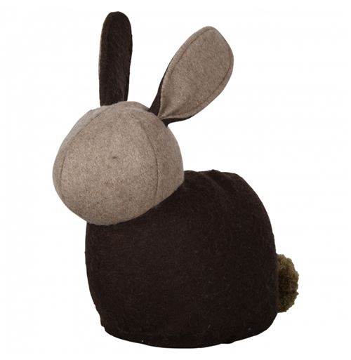Cale-porte en feutre - Lapin - L 47,3 cm x l 10,8 cm x H 30,5 cm