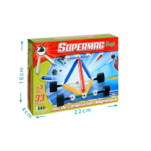 Supermag maxi wheels classic 33 pieces mg950110