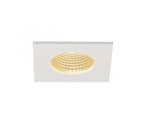 Patta-1 encastré plafond, carré, blanc, 12w, 3000k, 38°, alim incluse