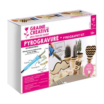 Kit Graine Créative pyrogravure