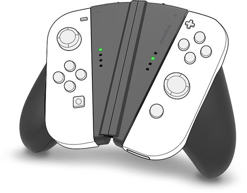 Speedlink V-grip Poignées 2 En 1 Pour Manette Nintendo Switch