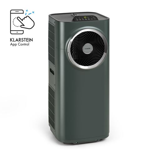 Climatiseur portable - Klarstein Kraftwerk Smart 10K - Climatiseur 3-en-1 - 10000BTU - Contrôle par WiFi - Noir