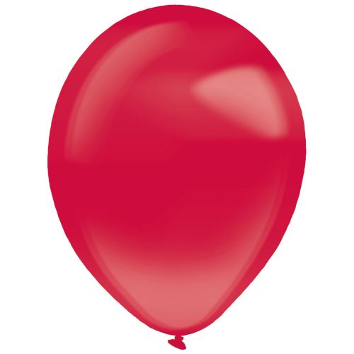 Amscan ballons transparents 35 cm latex rouge baie 50 pièces