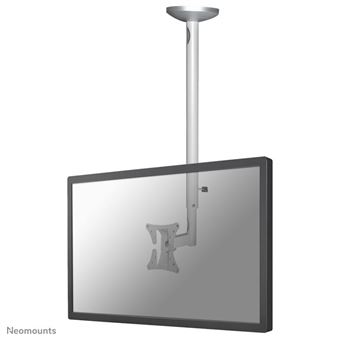 Support TV pour plafond Neomounts FPMA-C050SILVER 25,4 cm (10) - 76,2 cm (30) inclinable + pivotant argent - 1