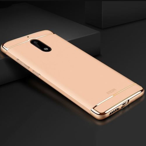 Nokia 6 Doré Coque Protection Plastique Effet Métal Brillante ALS48922