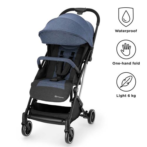 Kinderkraft Poussette INDY Légère et compacte - Couleur: Bleu