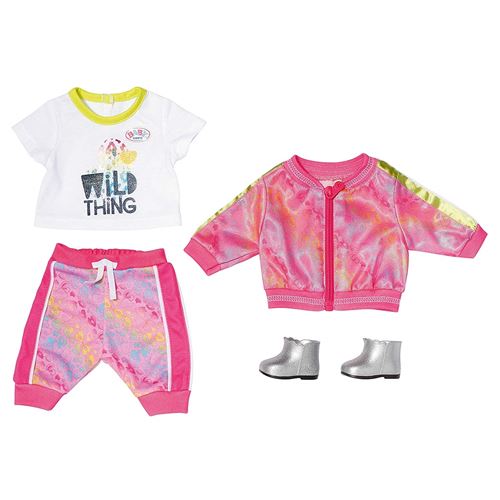 Zapf Creation 828335 - BABY Born Deluxe Trendiges Pink Set 43cm