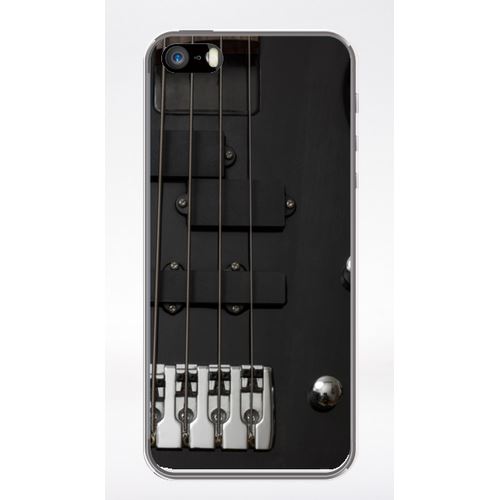 Coque Guitare 1 Compatible Iphone 5 Transparent