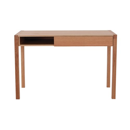 Bureau 1 tiroir 119x60x77 cm chêne
