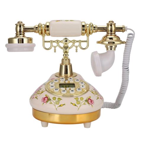 Vintage Téléphonique/Téléphone Rétro Ms-9100 En Céramique Détection Automatique De Fsk / Dtmf Identification De Appelant