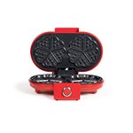 Gaufrier cœur avec thermostat Livoo DOP195 Rouge