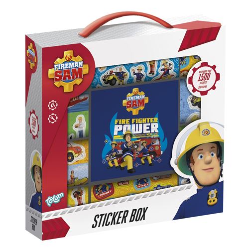 stickerbox Brandweerman Sam21,5 cm garçons 1500 pièces